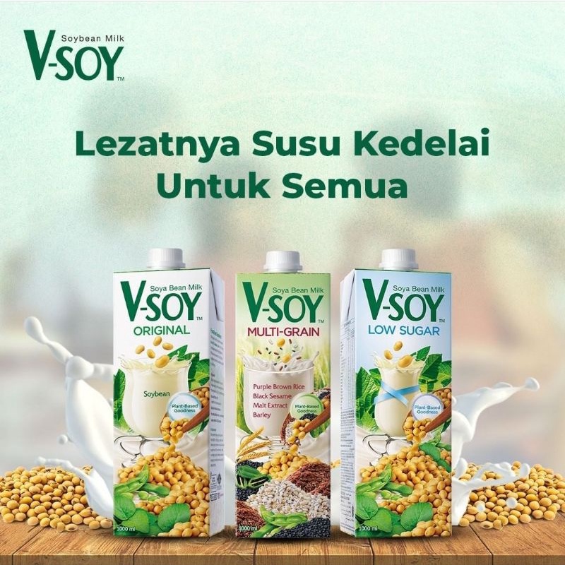 Vsoy Barista UHT Soy Milk 1Liter