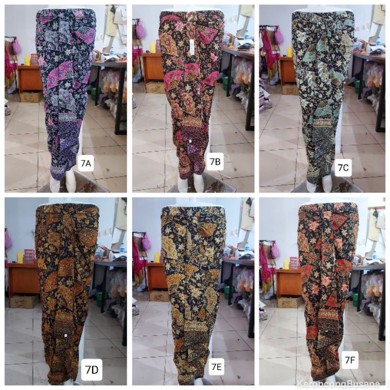 (2/3) Rok batik FOIL EMAS pinggang karet. Langsung pakai. Termurah produksi sendiri. KeroncongBusana-6