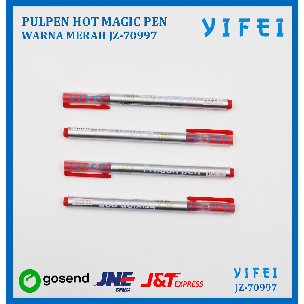 PULPEN HOT MAGIC PEN / HEAT TRANSFER PEN WARNA MERAH YIFEI-70997