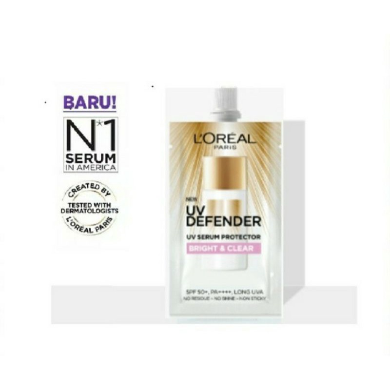 loreal uv defender bright & clear sachet 5,5ml