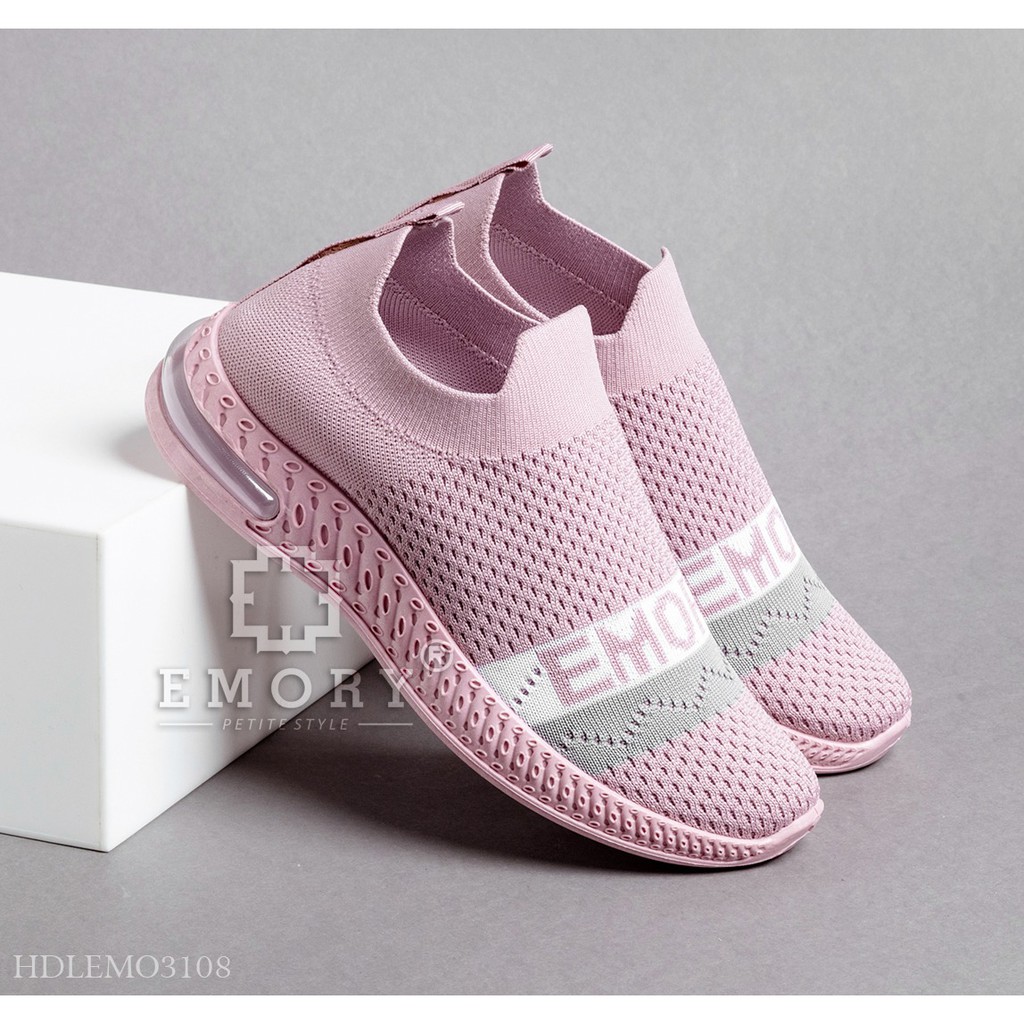 LINKSBANDUNG - EMORY   Flexknit Sneakers  HDLEMO3108 Sepatu Wanita Rajut Tanpa Tali Fashion Original