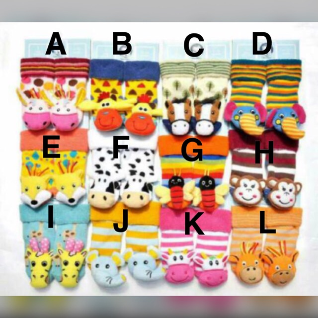 Kaos kaki rattle gerber