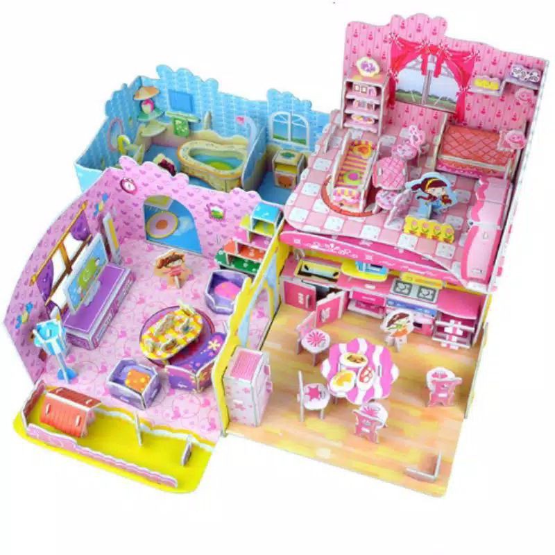 MAINAN EDUKASI - PUZZLE 3D / DIY PUZZLE ( ukuran besar)