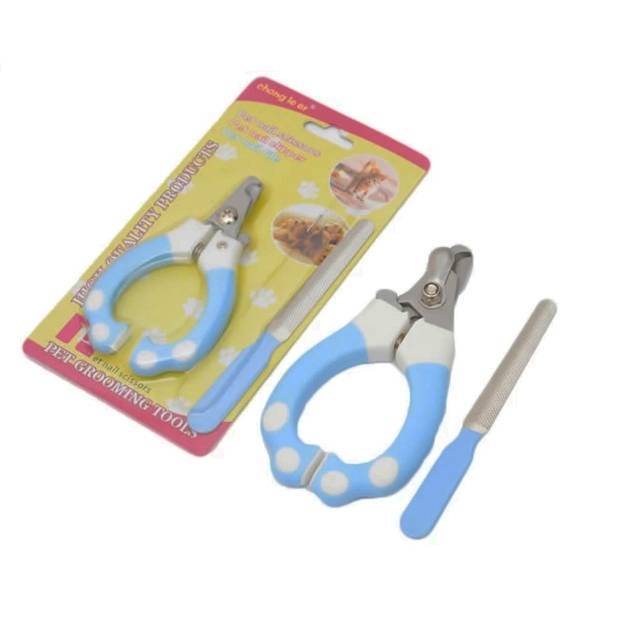 import set gunting kuku plus kikir tebal anjing kucing musang kualitas premium murah grooming