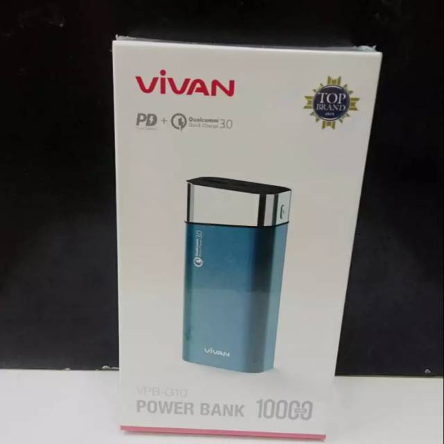 Power bank Vivan Quick Charger 3.0 10.000Mah