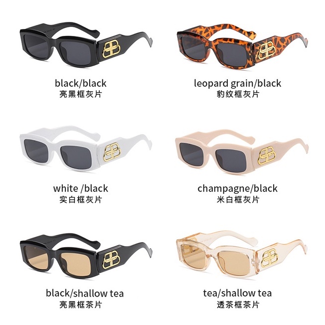 Kacamata Hitam Bentuk Oval Gaya Vintage Retro Untuk Pria Dan Wanita