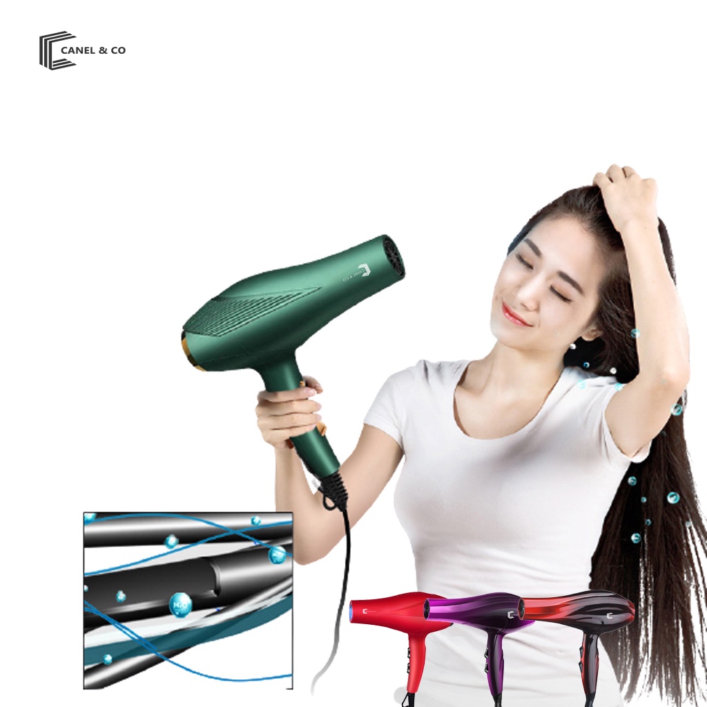 CANEL & CO Anion Beauty Salon Haircare Hot Wind Pengering Rambut Lonik Hair Dryer