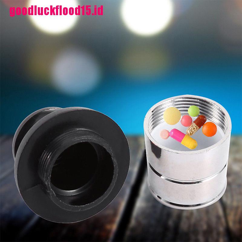 {LUCKID}1pc Car Lighter Shaped Metal Safe Secret Stash Diversion Pill Box Container New