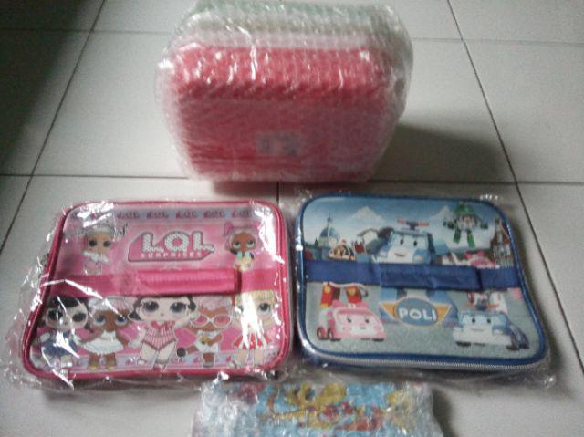 Paket Yooyeee Sup Lunch Box Dan Lunch Bag Karakter