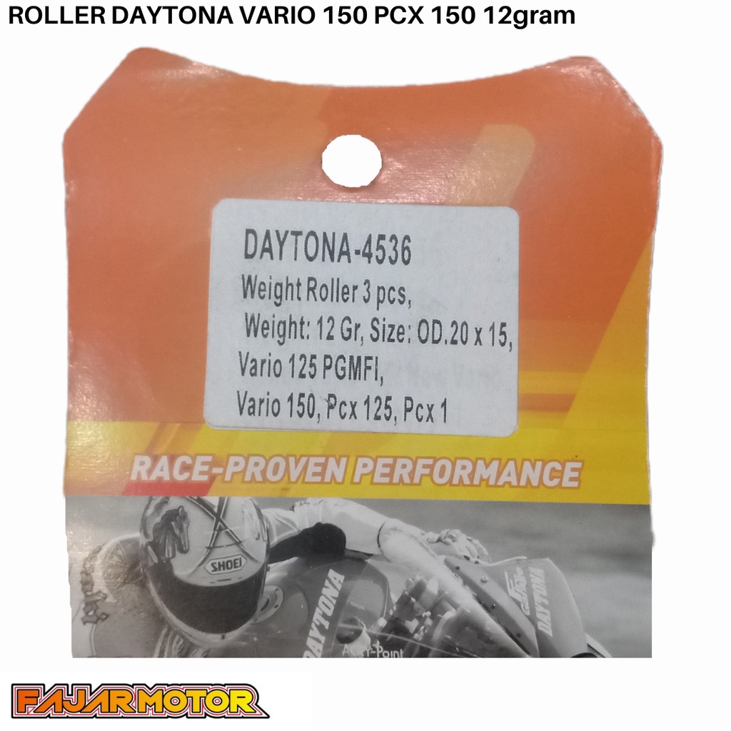 ROLLER RACING DAYTONA VARIO 125 150 PCX 125 150 SPIN 4536 4636 4637 4638 4639 4899 4900