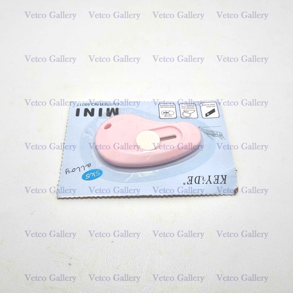 

Pemotong kertas mini - Cutter mini karakter pastel aman travel lucu