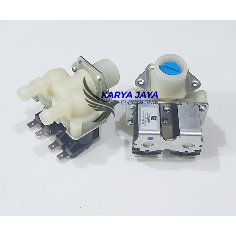 Selenoid Water Inlet Valve 2 Inlet Mesin Cuci Sharp Front Loading - Selenoid Mesin Cuci Sharp Double