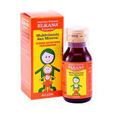 Elkana Syrup 60 ml Multivitamin Penambah Napsu Makan Anak ORIGINAL-BPOM