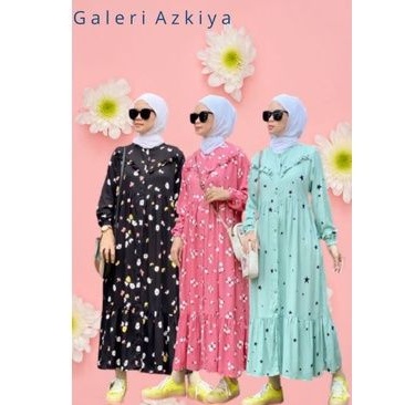 CELYN CELLYN MIDI DRESS MIDIDRESS GAMIS BUSUI RAYON BY YAYUKU