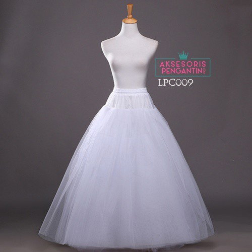 [SIAP KIRIM] PETTICOAT PANJANG ROK NGEMBANG PETICOAT PETIKUT GRADE A 4 LAYER LPC009