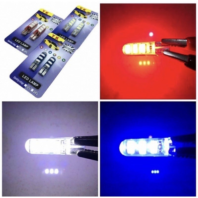 sen jelly non flash/diam harga sepasang/2pcs LAMPU SEN COLOK JELLY 6LED DIAM