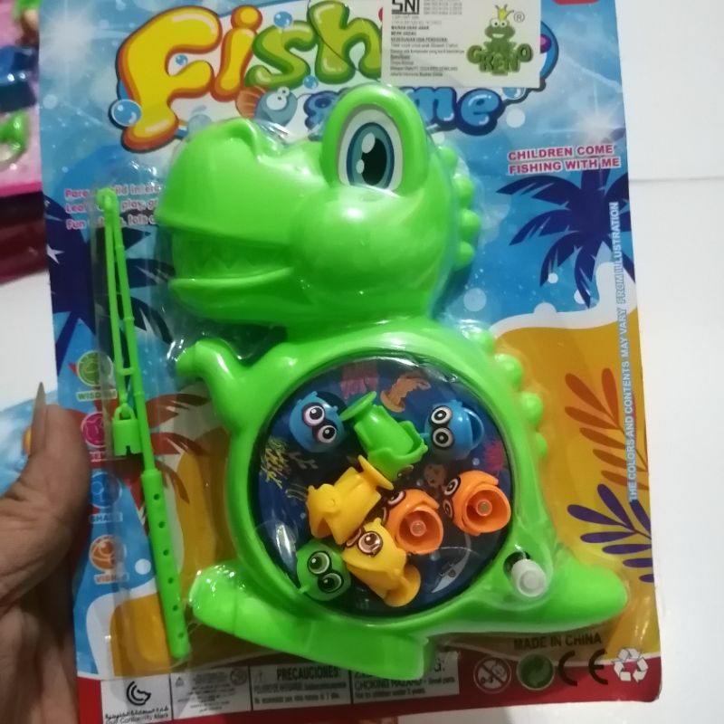 MAINAN ANAK PANCINGAN DINO - FISHING GAME MAGNET