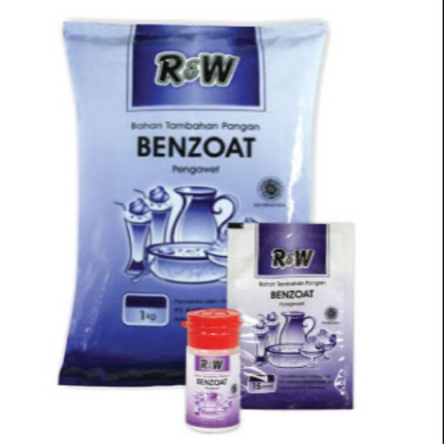 

R&W benzoat 10gr pengawet roti RW rajawali food