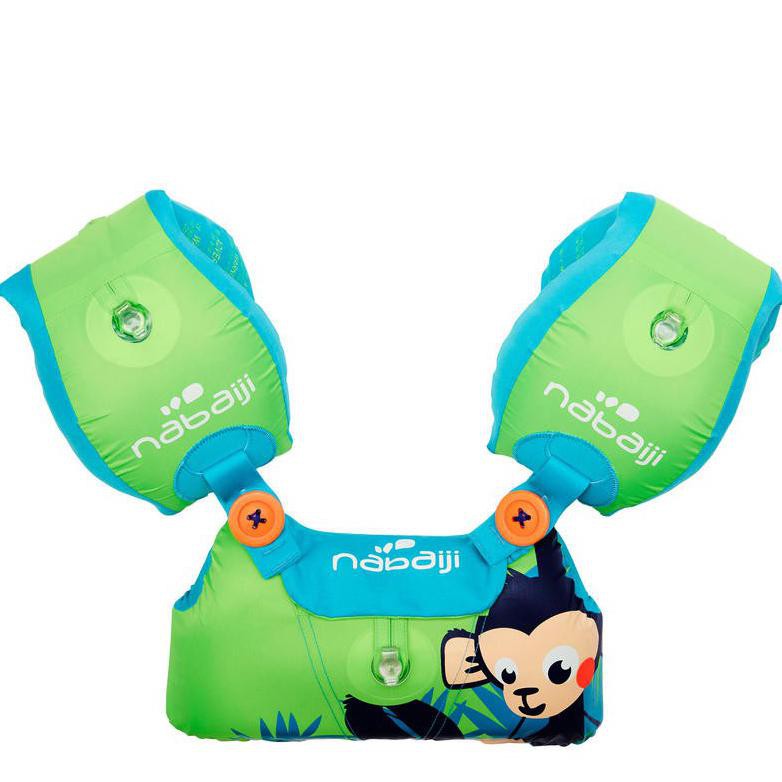 Nabaiji Pelampung Badan Dan Lengan Anak Hijau Monkey Termurah