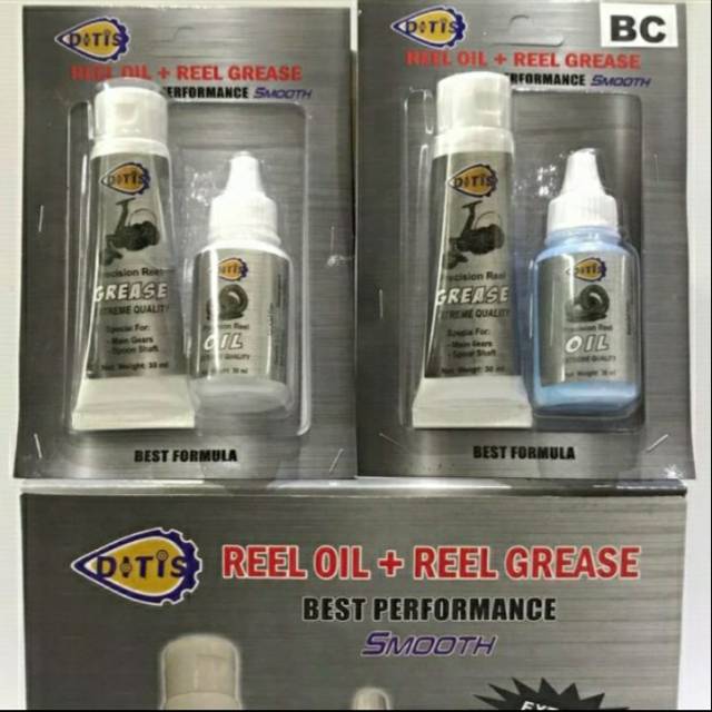 REEL OIL + REEL GREASE DITIS 30ml (For BAITCASTING / SPINNING)