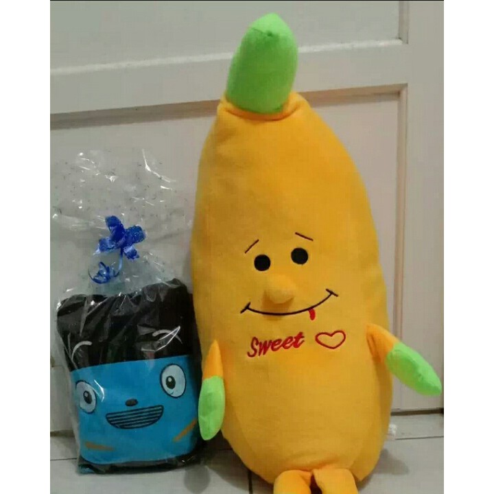 Guling Pisang Panjang/Boneka Banana Miniso size 40 cm