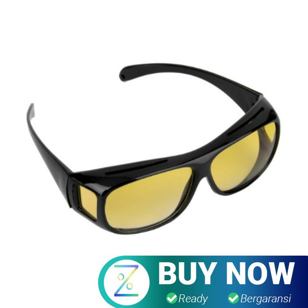 FORAUTO Kacamata Night Vision UV Protection - Black/Yellow