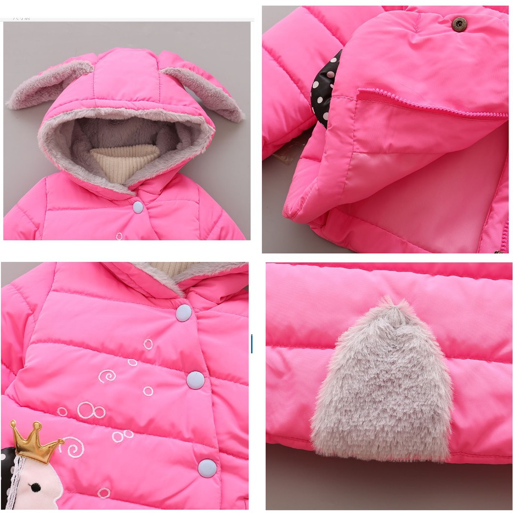 Jaket bayi /jaket anak import tebal motif kelinci