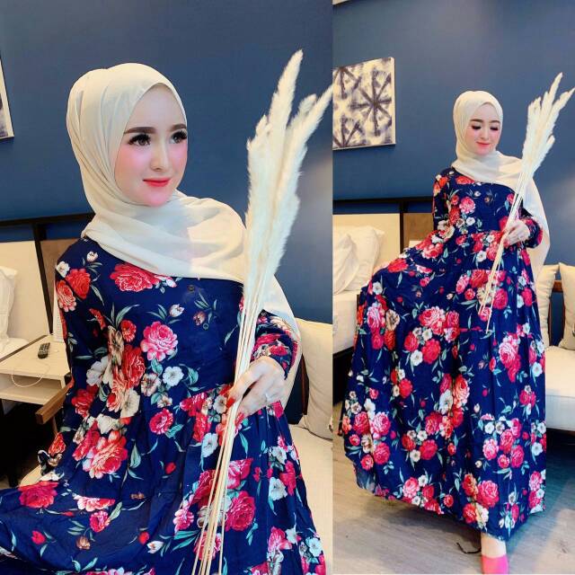 Lfadillah Fashion Daster Bunga Shellasaukia Original