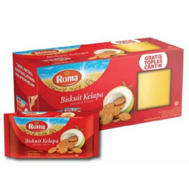Roma Biskuit Kelapa FREE toples cantik