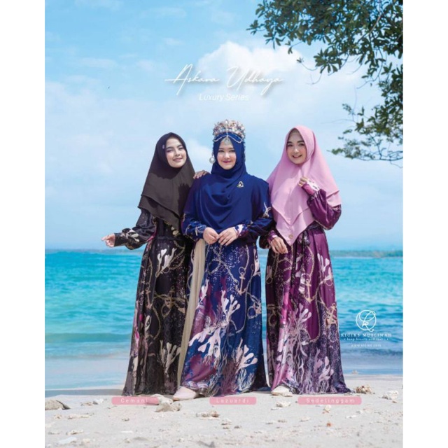 KICIKS MUSLIMAH Ready Stocks ASKARA UDHAYA LUXURY BOLD Series Lazuardi size L Non Tile
