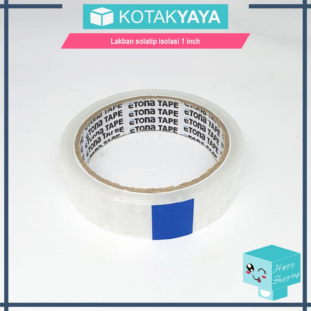 

Lakban solatip isolasi 1 inch