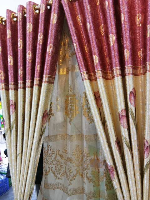 Gorden hordeng blackout embos glossy 5 warna cantik Gorden hordeng blackout embos glossy 5 warna cantik
