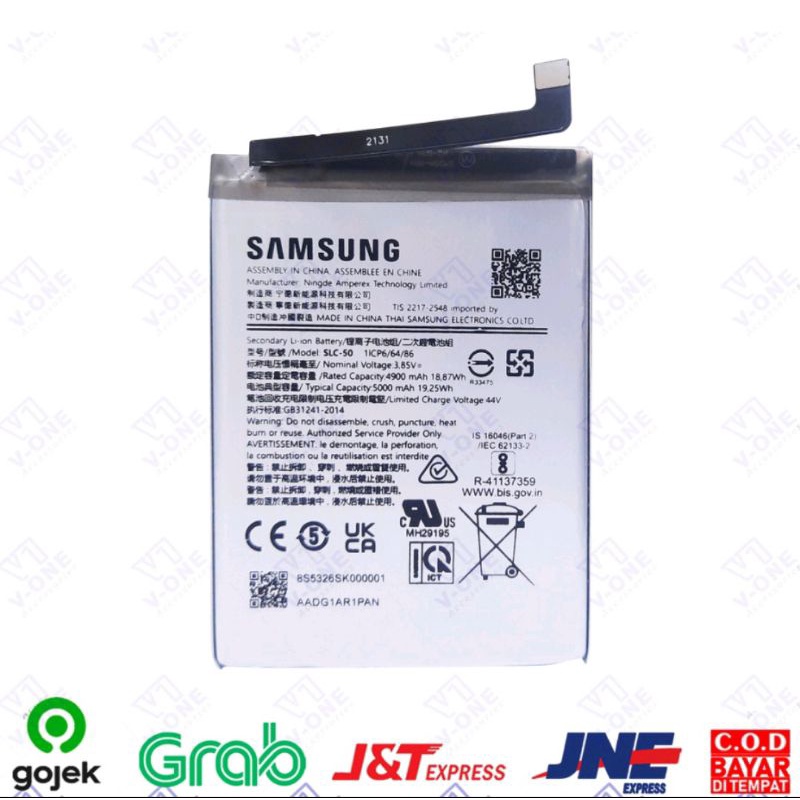 BATERAI BATTERY ORIGINAL 100 SAMSUNG SLC-50 SAMSUNG A03 CORE ORIGINAL