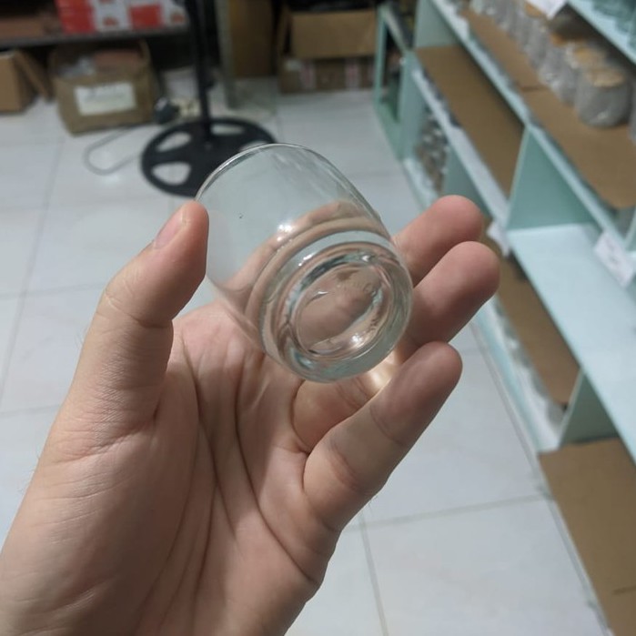 SMALL Wadah Gelas Lilin / Candle Clear Jar Glass Clear