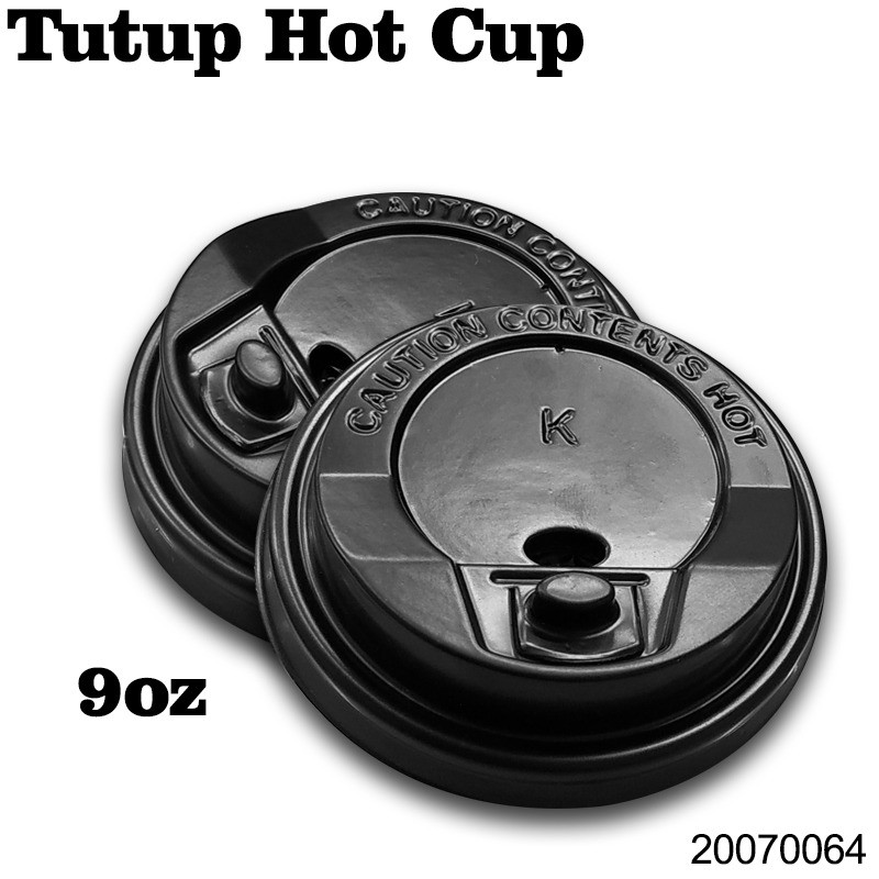 Hot Lid Paper Cup 6.5oz / 8oz / 9oz / 12oz  Tutup Hot cup coffee / Tutup Gelas Kopi