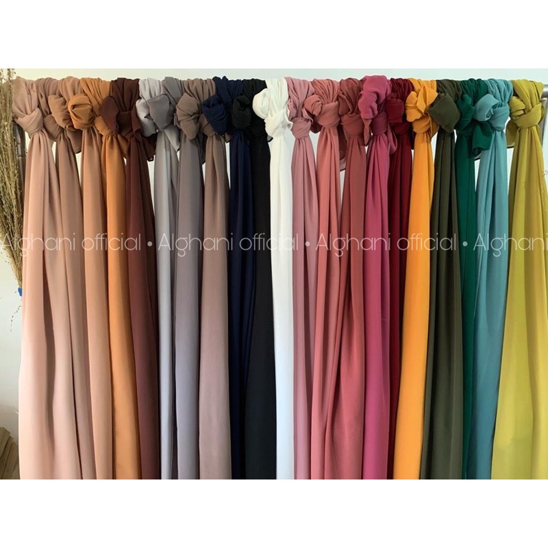 ALGHANI - PASHMINA HOODIE INSTAN INNER 2IN1 BISA BOLAK BALIK