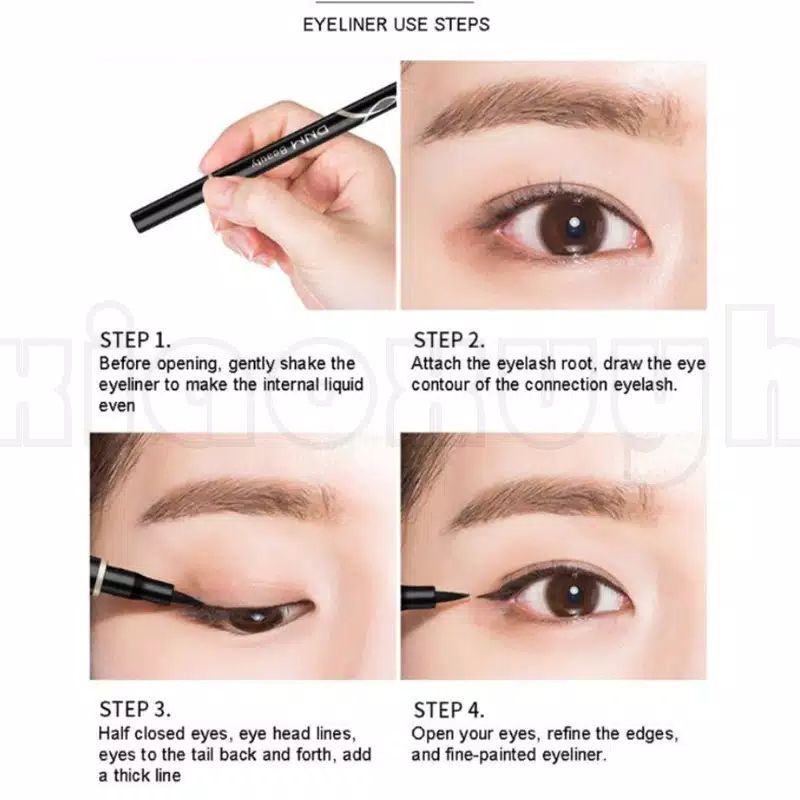 DNM Eyeliner Cair Tahan Lama Waterproof Pen/ DNM-el