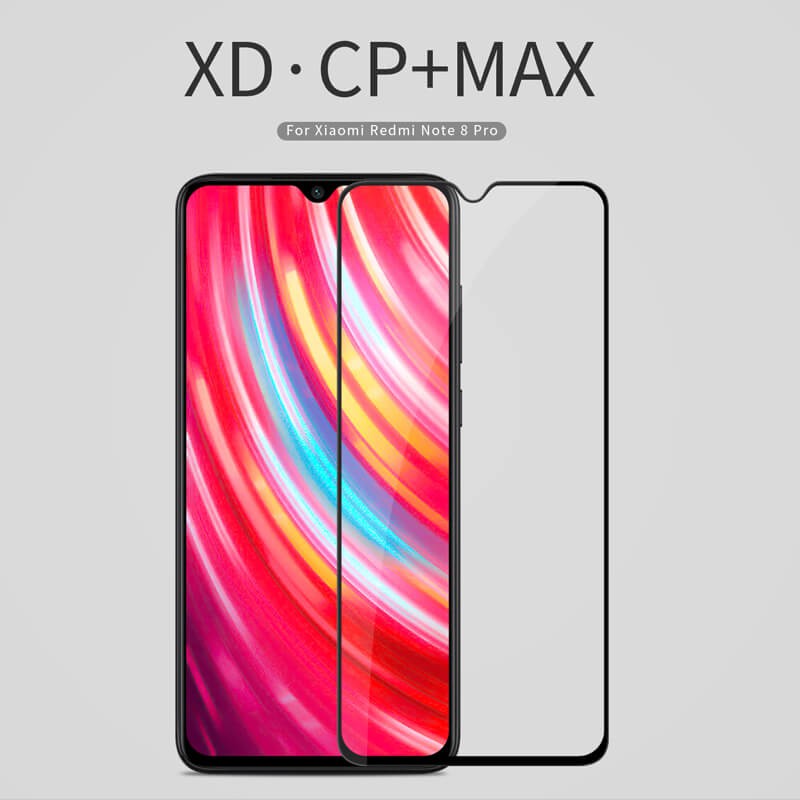 Tempered Glass XIAOMI Redmi Note 8 Pro Full Cover NILLKIN XD CP+ Max