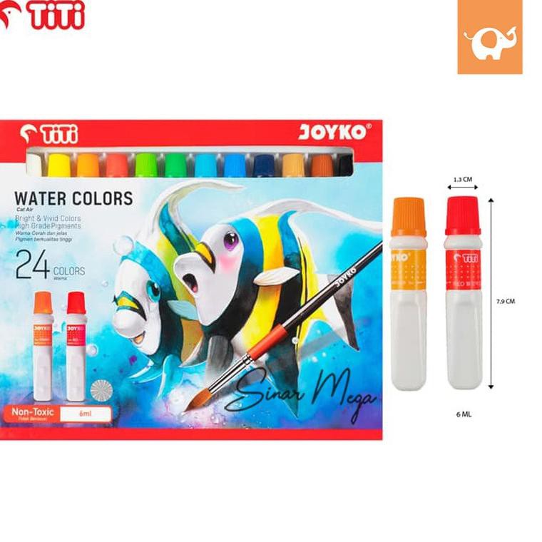 

Pn8Code Joyko Titi Water Color Cat Air WAC-6ML-24 Warna Colors Murah Berkualitas(populer)U1Q8