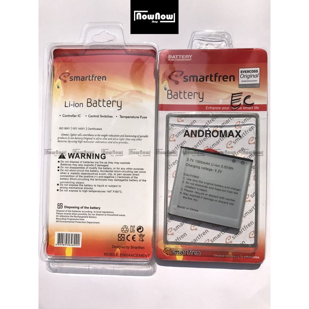 Baterai Smartfren Andromax EC H15346 C46B2H Original ORI Batre Battery Batu Batrai