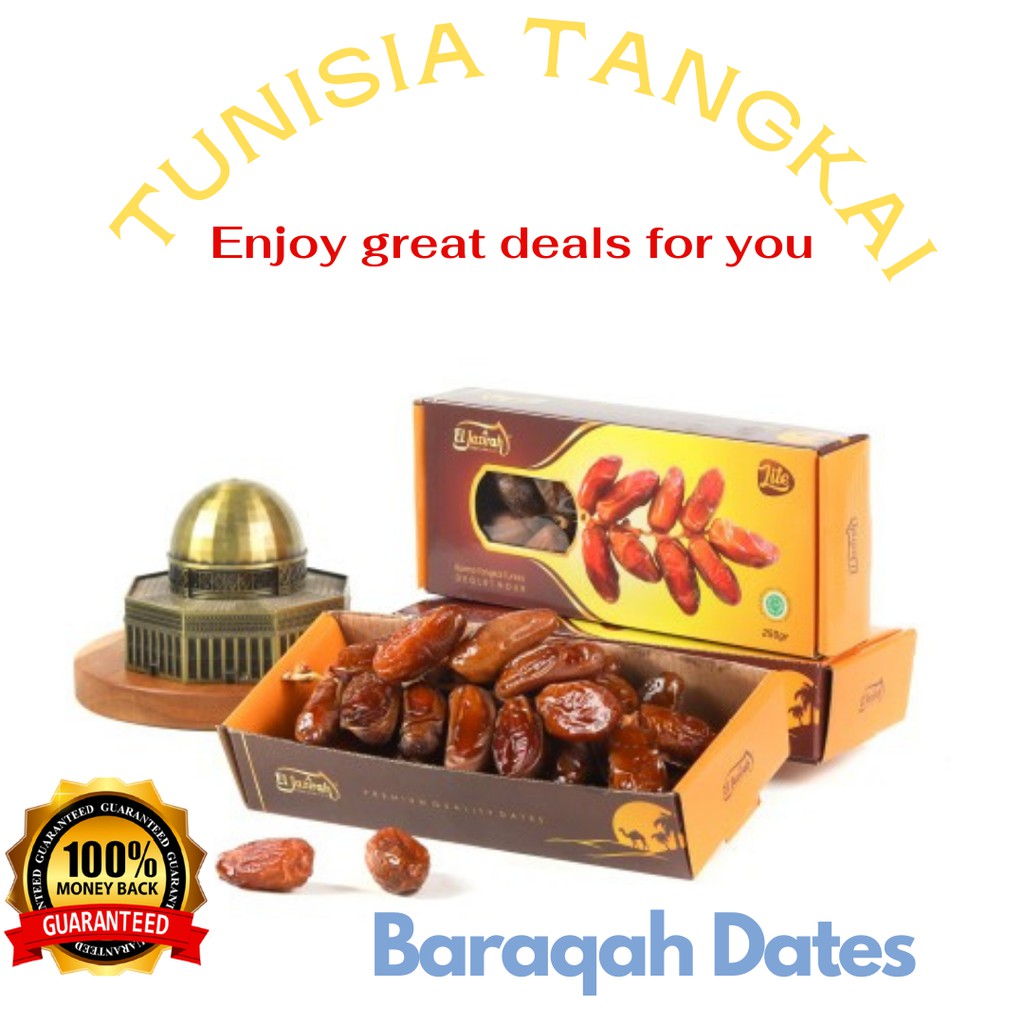 

Kurma Tunisia Tangkai Asli Lite Eljazirah Premium Kemasan Jinjing 250 Gram Parsel Kado Hamper Murah