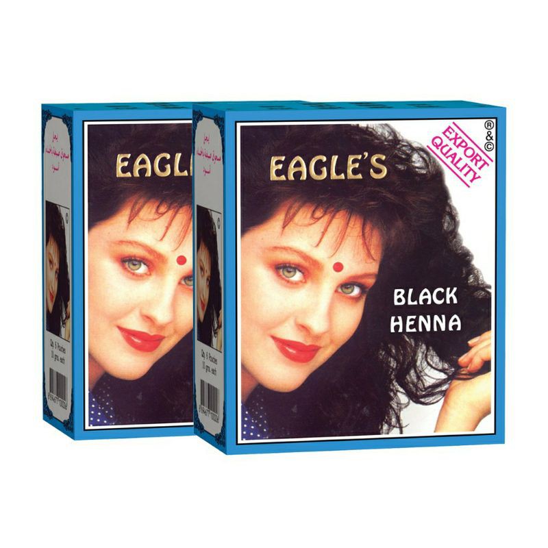 CAT RAMBUT / BLACK HENA EAGLE'S 6 Pcs