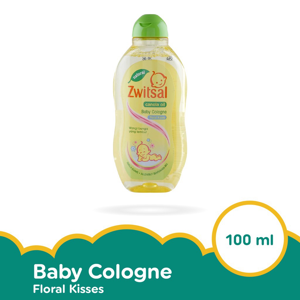 Zwitsal Baby Cologne Natural Soft Touch / Floral Kisses 100ml 100 ml