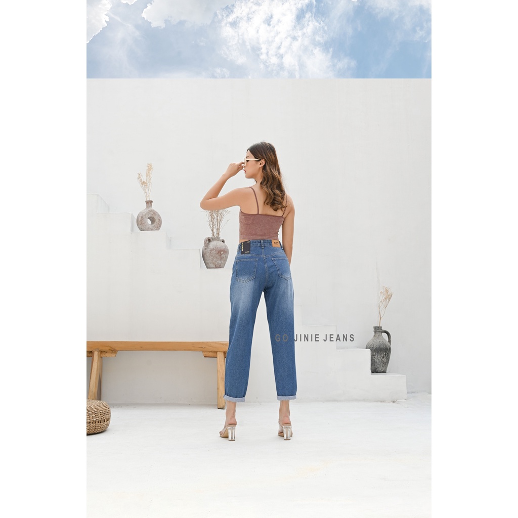 GOJINIEJEANS - Highwaist Slouchy Jeans - 3238 - BOYFRIEND SLOUCHY