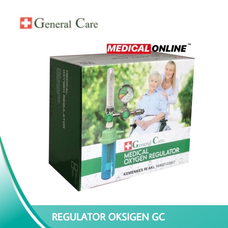 REGULATOR OKSIGEN GC GENERAL CARE TABUNG OXYGEN MEDICALONLINE MEDICAL ONLINE