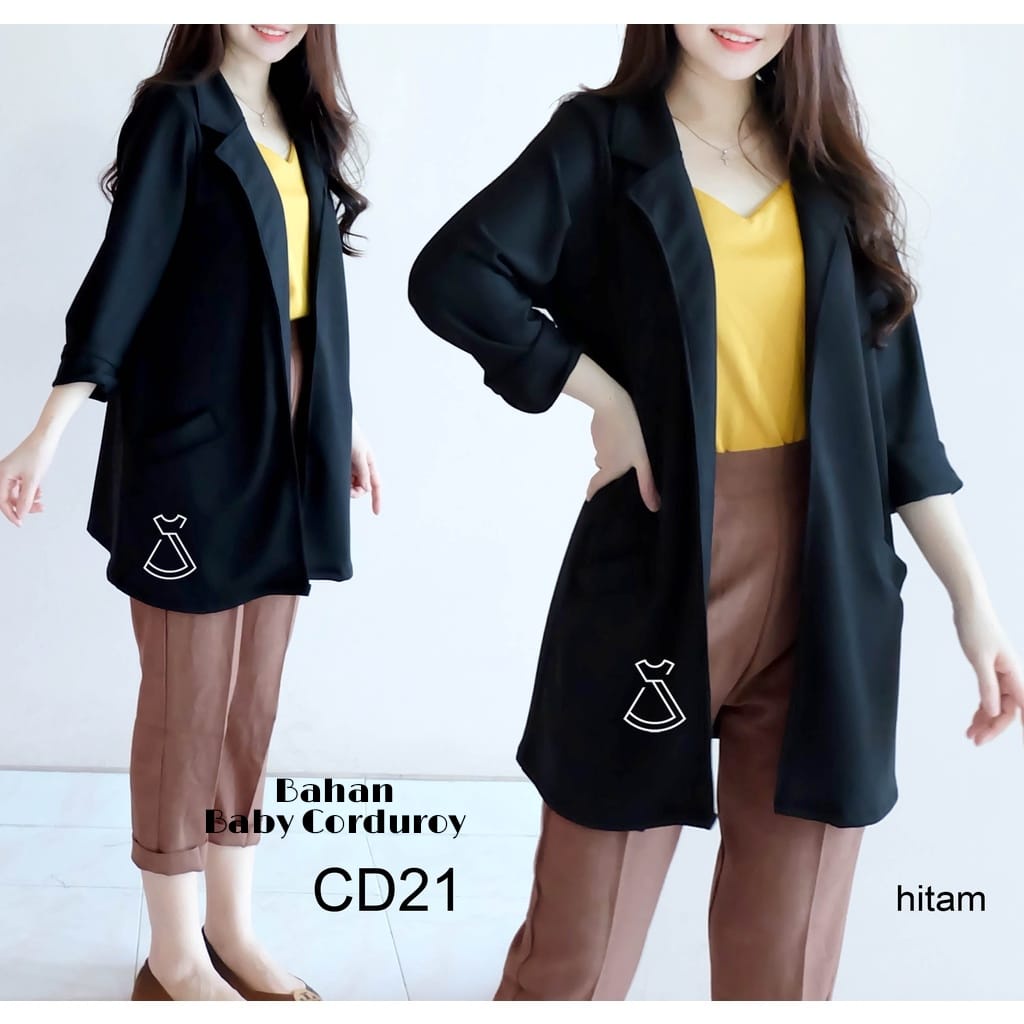 Blazer/Outer Wanita Kasual Terbaru Blazer Korean Style