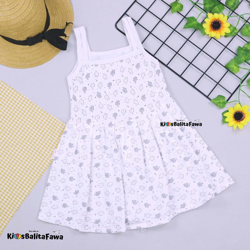 Dress Meymey uk 1-2 Tahun / Anak Perempuan Adem Baju Cewek Dres Daster Murah Branded Yukensi Bayi babycinnamon