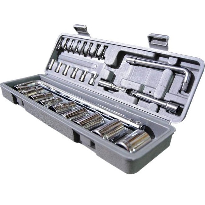 Kunci Sock 27pcs / Kenmaster Kunci Sok/Shock / Kunci Socket Wrench Set