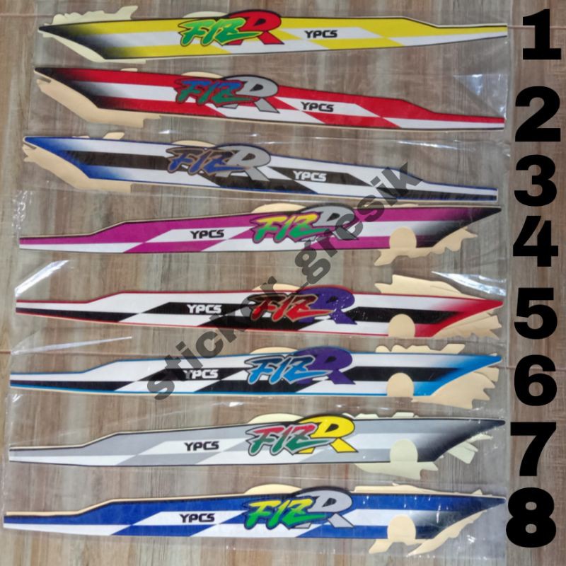 striping sticker Lis Fiz R 1997