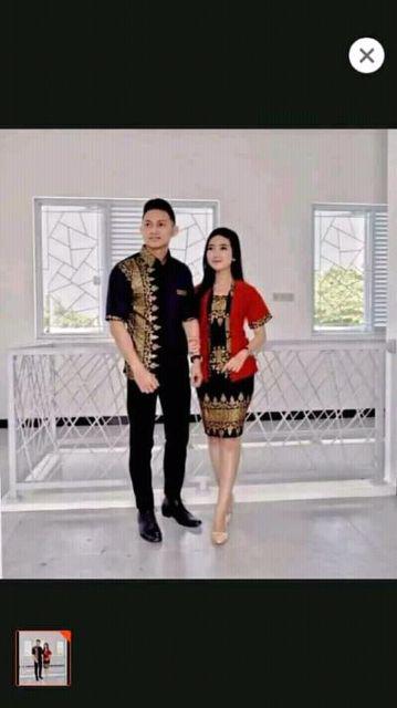 Maura Couple - Sania Ruffle Batik Couple Ori Ndoro Jowi Garansi Termurah Shopee -  Batik Modern Solo